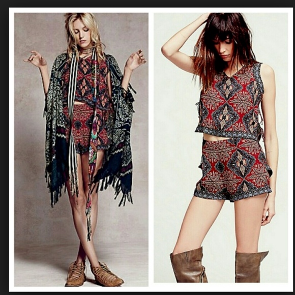 Free People Tops - Free People Red Dahlia Top